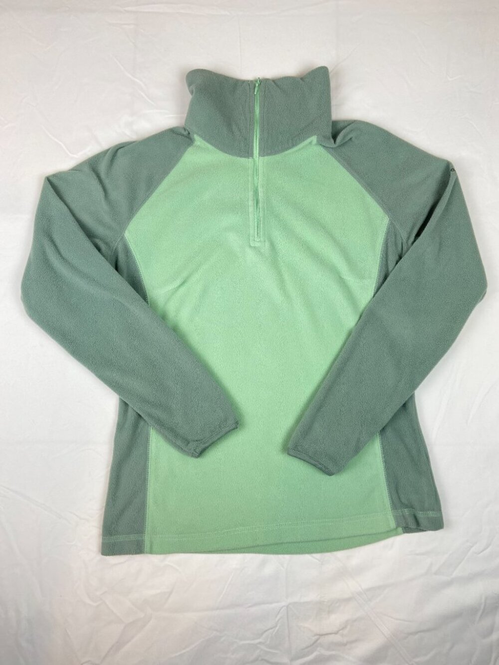 Columbia Women's Two-Tone Fleece Green Size Medium
